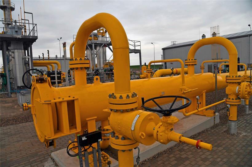 Kompressorstation der vor kurzem eröffneten Gasleitung Baltic Pipe in Polen
