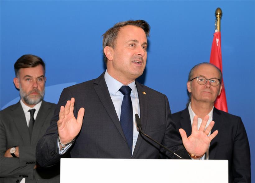 Konnte bei den letzten Tripartite-Verhandlungen einen Erfolg am späten Abend verkünden: Premierminister Xavier Bettel
