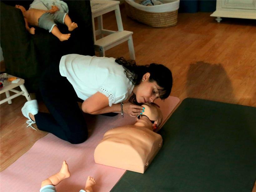 Kontrolle, ob der Patient noch atmet oder nicht