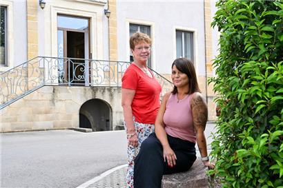 Koordinatorin Maggy Weinandt und Gruppenleiterin Mélanie Moreira: Die beiden sind Sozialpädagoginnen
