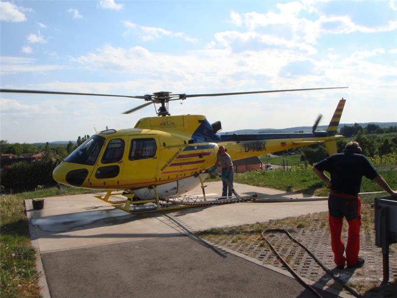 Koordiniert wird der Einsatz des deutschen Hubschraubers vom Dachverband der Luxemburger Spritzgenossenschaften
