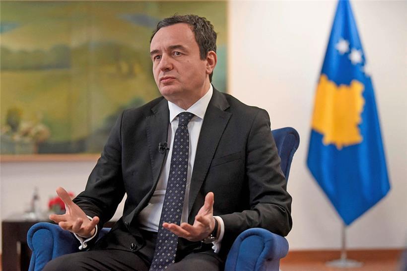 Kosovos Premierminister Albin Kurti 
