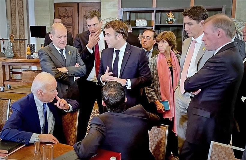 Krisengespräch am Rande des G20-Gipfels zwischen G7- und NATO-Staaten
