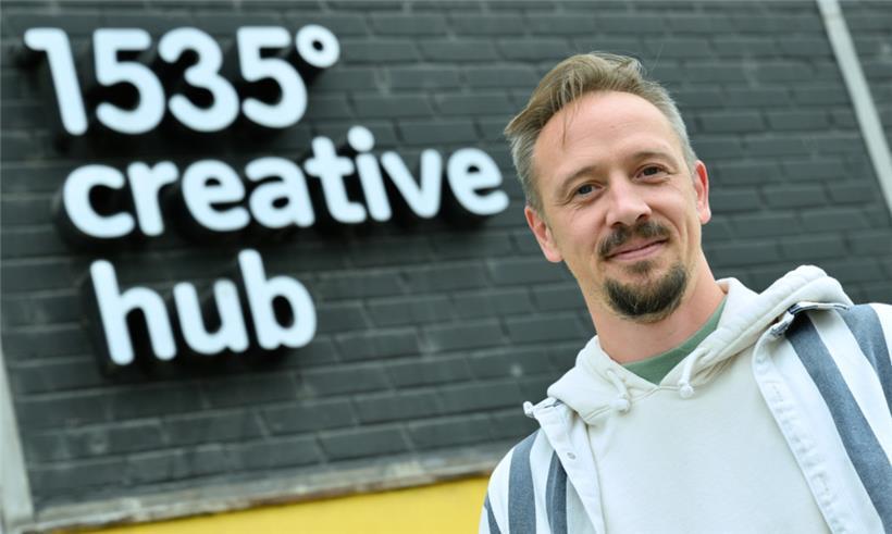 Kristian Horsburgh, Direktor des 1535° Creative Hub in Differdingen, findet sich gut in seiner Rolle zurecht
