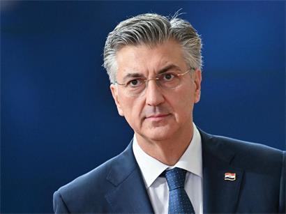 Kroatiens Ministerpräsident Andrej Plenkovic beim EU-Gipfel am 16. Oktober in Brüssel
