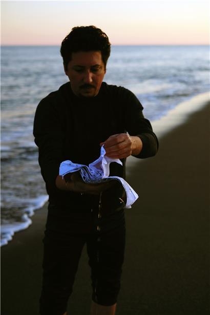 Künstler Marco Godinhos „Written By Water“ war der Luxemburger Beitrag zur 58. Kunstbiennale von Venedig im Jahr 2019

