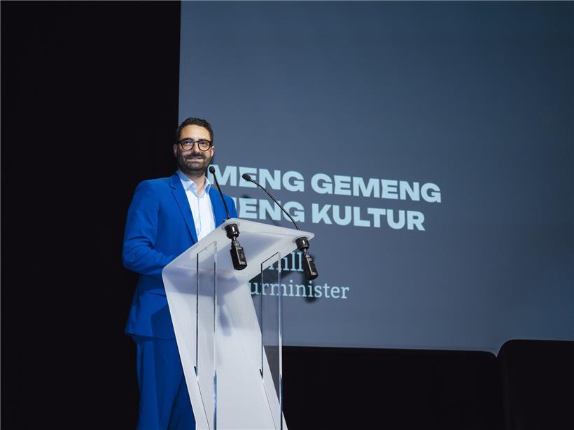 Kulturminister Eric Thill hält Rede in Mondorf zu neuen Fördermaßnahmen für regionale Kulturangebote