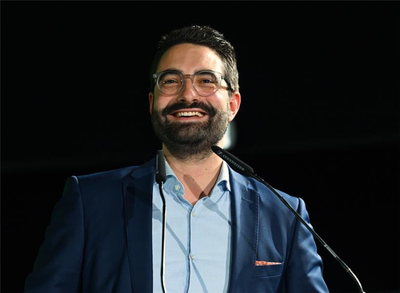 Kulturminister Eric Thill zeigt sich bei der Eröffnung der Festspiele sichtlich ...