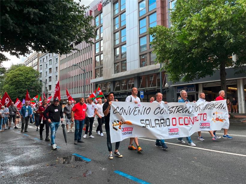 Kundgebung am Freitag in Bilbao. Viel Lärm, wenig Erfolg.
