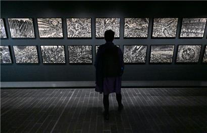 Kunstausstellung des Frans Masereel im Musée National de la Résistance
