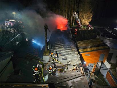 Kurz nach 5.00 Uhr kam es zu dem Brand in der rue de Belval
