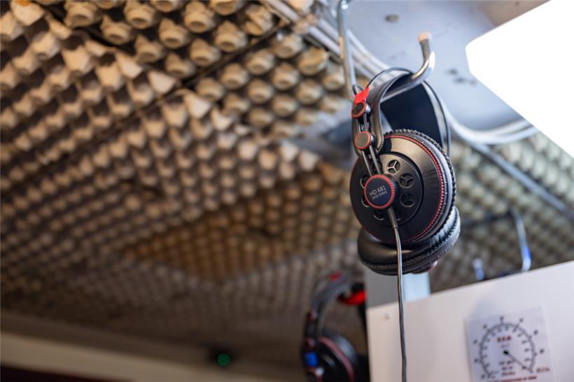 Kurze Rast für den Kopfhörer