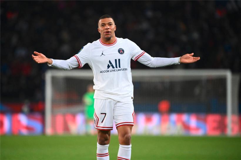 Kylian Mbappe trifft am Dienstagabend mit Paris auf Real Madrid
