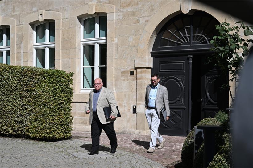 LCGB-Präsident Patrick Dury (l.)