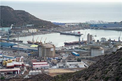 LNG-Terminal in Cartagena: Spanien verfügt über die größten Verflüssigungskapazitäten Europas – aber nur zwei Pipelines führen in den Rest der Union
