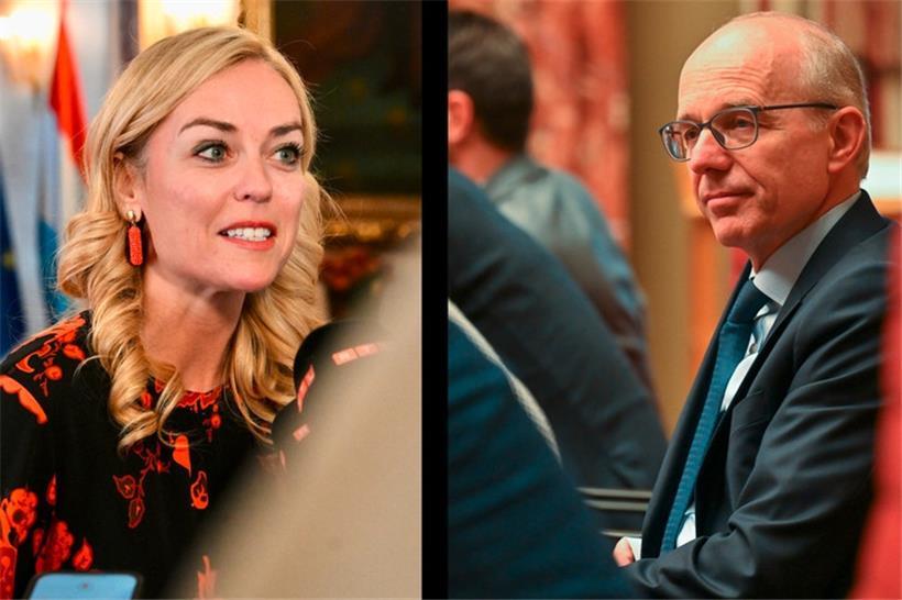 LSAP-Fraktionschefin Taina Bofferding befragte Premierminister Luc Frieden zu den zwei Briefen von OGBL und LCGB
