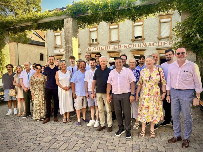 LSAP-Treffen im Dreiländereck mit Abschied von Paulette und Begrüßung von Ben in politischer Runde