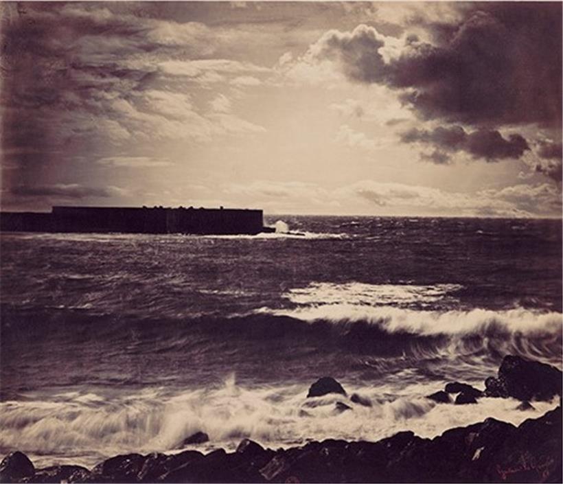 La „Grande Vague“ de Gustave Le Gray joue sur les oppositions
