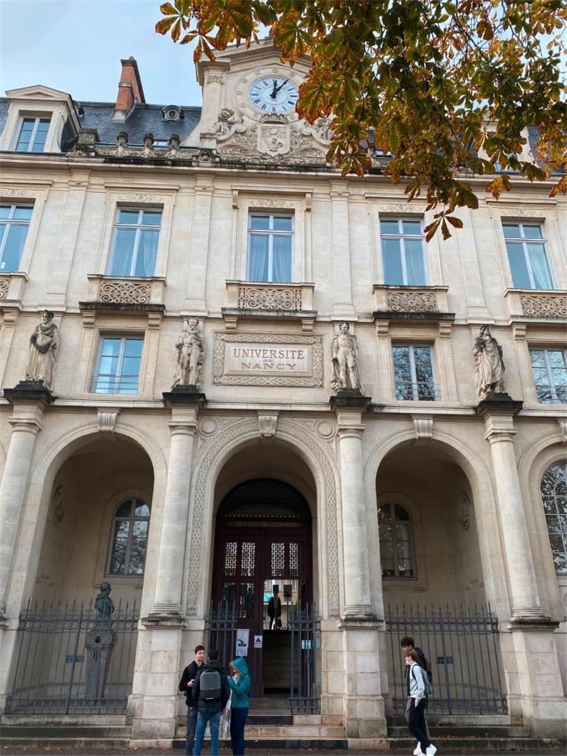 La faculté de Droit à Nancy où Xavier Bettel a étudié à la fin des années 90
