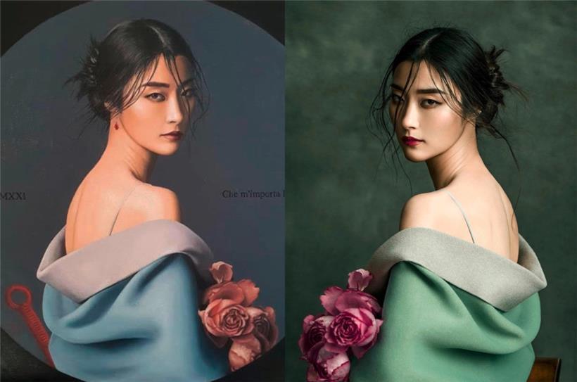 La photo de gauche n’est pas un plagiat de la photo de droite, parce que cette dernière n’est pas un travail original, selon le tribunal
