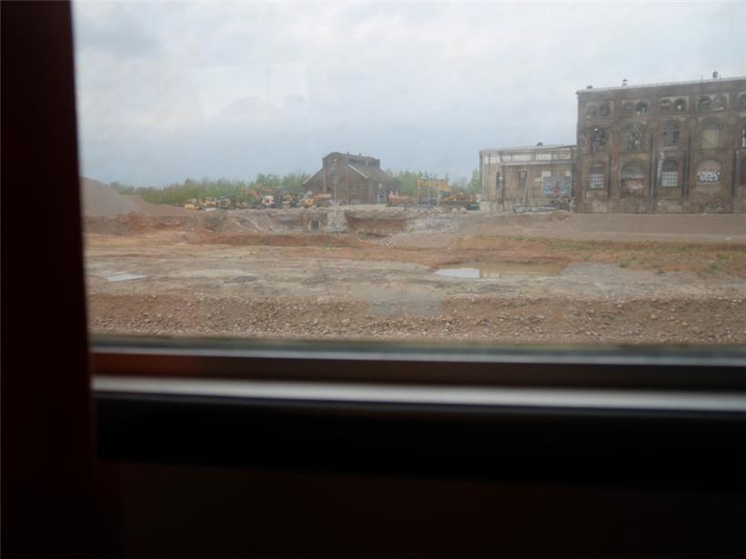 La promenade sonore commence par un aller-retour en train entre Esch et Audun-le-Tiche
