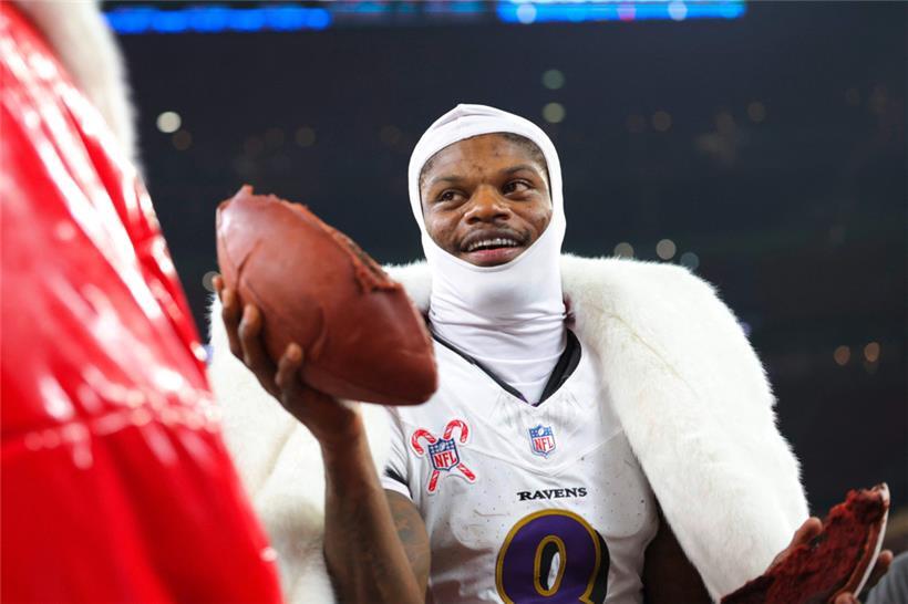Lamar Jackson führte die Baltimore Ravens zum ungefährdeten Erfolg
