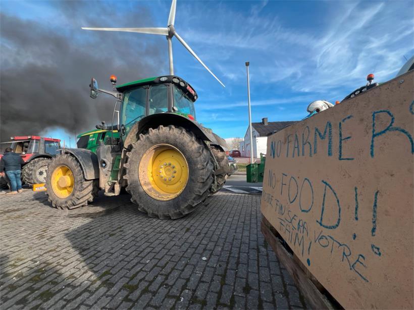Landwirte protestieren in Belgien für bessere Bedingungen
