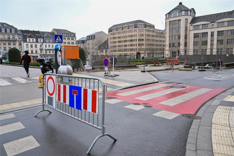 Lange Zeit war der Eingang zur unterirdischen Parkfläche geschlossen