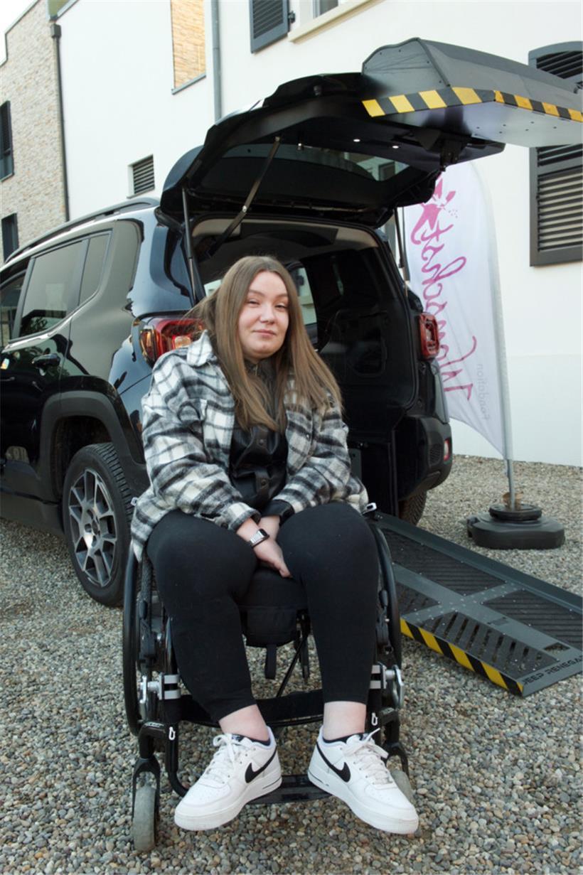 Lange war es ein Traum, jetzt besitzt Melanie ein auf ihre Bedürfnisse zugeschnittenes Auto
