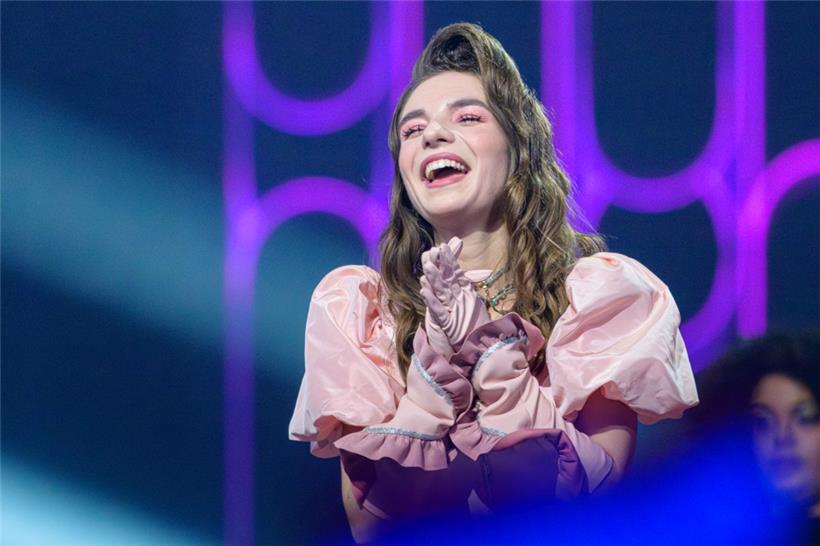 Laura Thorn beim Luxembourg Song Contest
