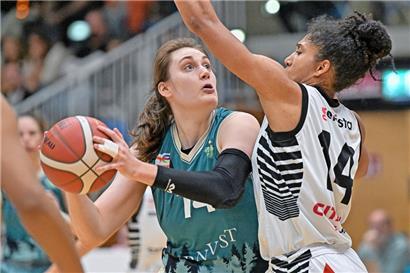 Lauren van Kleunen und der Gréngewald hatten einen Start nach Maß in die Partie
