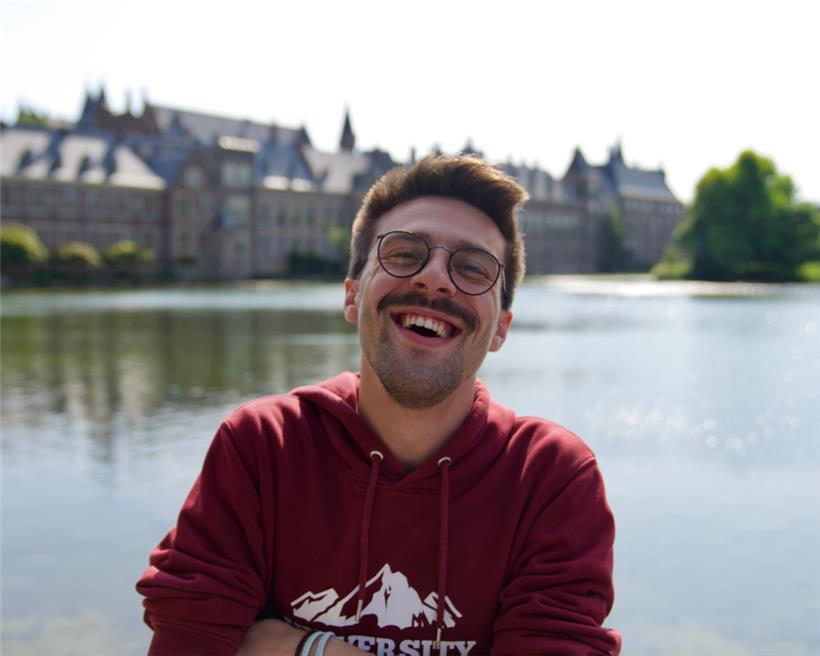 Laurent Agostino (25) hat eine degenerative Muskelerkrankung, die genetisch bedi...