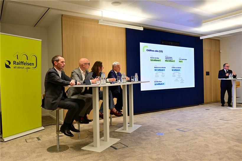 Laurent Zahles präsentiert positive Geschäftszahlen für das Jahr 2025 bei einer Pressekonferenz