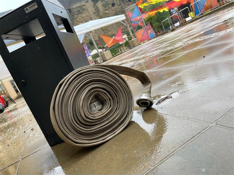 Laut „Neimënster“-Direktorin Ainhoa Achutegui sei der materielle Schaden des Kulturzentrums höher als anfangs angenommen
