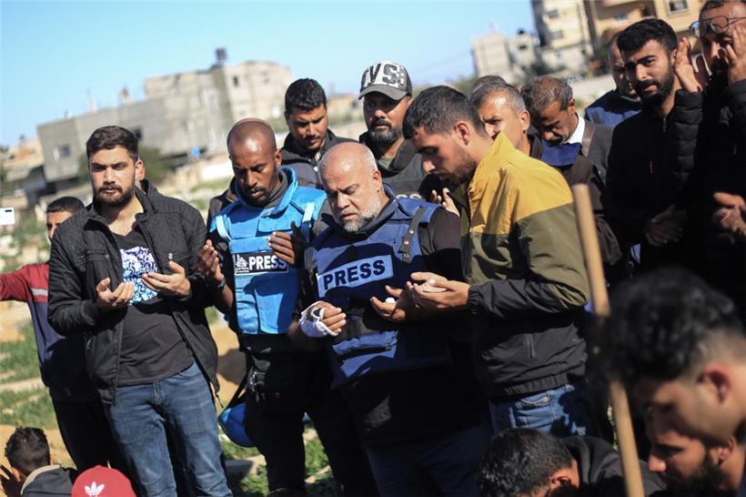 Laut Reporter ohne Grenzen (RSF) wurden 2024 weltweit 54 Journalisten getötet, ein Drittel davon durch die israelische Armee

