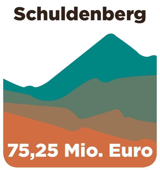 Laut rektifiziertem Budget 2025 hat Esch am 31. Dezember 2025 Darlehen in Höhe von 75,25 Millionen Euro
