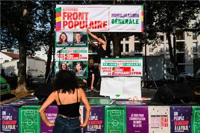 Le „Nouveau Front Populaire“ en campagne à Lyon

