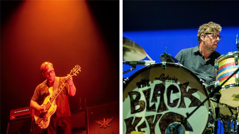 Le chanteur-guitariste Dan Auerbach et Patrick Carney, le duo dont le blues endiablé a fait danser la Rockhal jeudi soir
