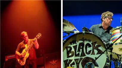 Le chanteur-guitariste Dan Auerbach et Patrick Carney, le duo dont le blues endiablé a fait danser la Rockhal jeudi soir
