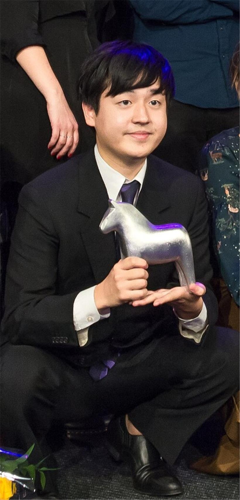 Le cinéaste Hiroshi Okuyama comme lauréat du „Stockholm International Film Festival“ en 2018
