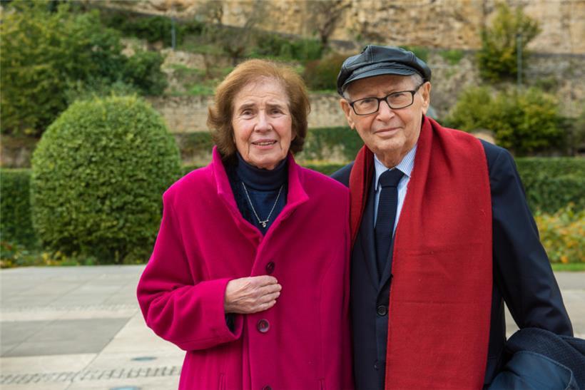 Le couple de „chasseurs de nazis“ franco-allemand Beate et Serge Klarsfeld
