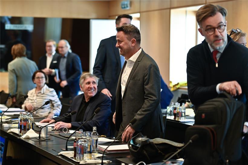 Le ministre d’État, Xavier Bettel, mardi, au premier jour des négociations
