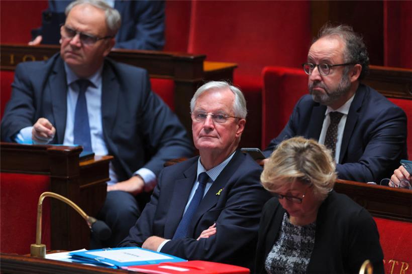 Le premier ministre Michel Barnier attend les questions des parlementaires à l’Assemblée nationale
