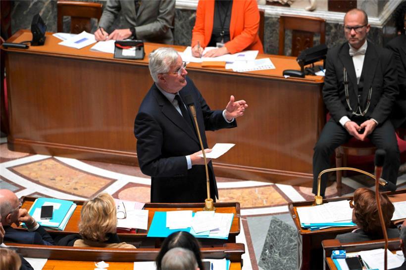 Le premier ministre Michel Barnier pourrait être confronté à une motion de censure à l’Assemblée nationale dès lundi 
