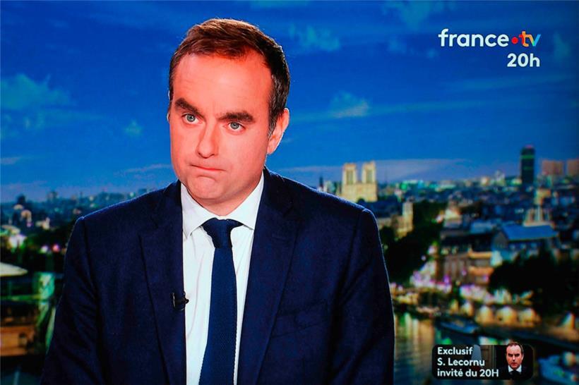 Le premier ministre démissionnaire Sébastien Lecornu était l’invitée de France 2 hier soir
