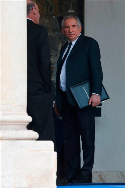Le premier ministre français François Bayrou
