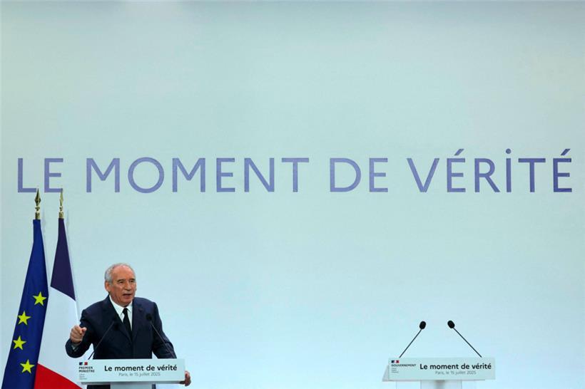 Le premier ministre français François Bayrou a présenté mardi sa vérité budgétaire 
