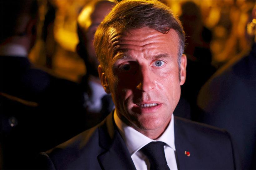 Le président français Emmanuel Macron
