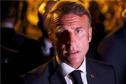 Le président français Emmanuel Macron
