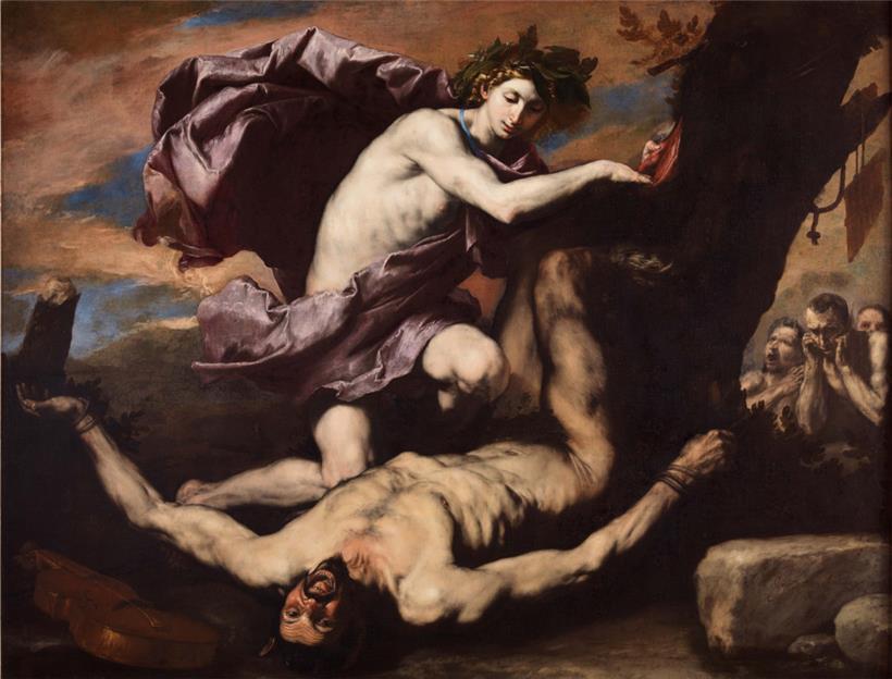 Le tableau „Apollon et Marsyas“
